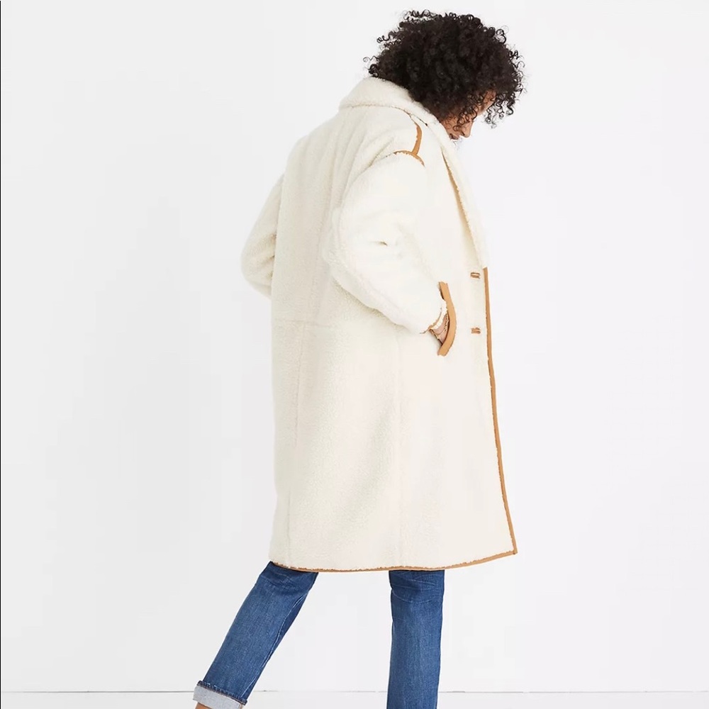 Madewell Sherpa Topcoat XS
